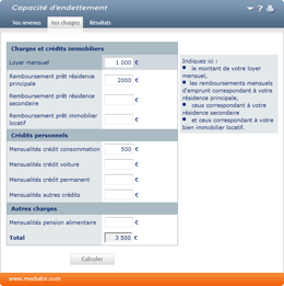 Calculer la capacité d'endettement - 2