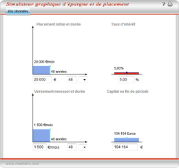 Simulateur d'épargne et de placement - 2